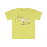 Proud Navy Dad - Unisex Softstyle T-Shirt