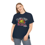 Just A Women Who Loves Her Firefighter T Shirt - 100% Cotton Short Sleeve Unisex T-Shirt