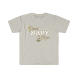 Proud Navy Mom - Unisex Softstyle T-Shirt