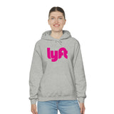 Driver Delivery Hoodie - New Logo Lyft, Lyft, Ride Share Hooded Sweatshirt - Unisex Heavy Blend Hoodie