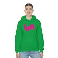 Driver Delivery Hoodie - New Logo Lyft, Lyft, Ride Share Hooded Sweatshirt - Unisex Heavy Blend Hoodie