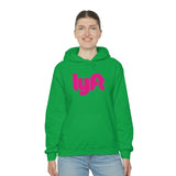 Driver Delivery Hoodie - New Logo Lyft, Lyft, Ride Share Hooded Sweatshirt - Unisex Heavy Blend Hoodie