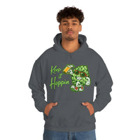 Keep It Hoppin' Hoodie - Hops Beer, Drinking Beer, Hops, Beer Season, Craft Beer, Home Brew, Best Beer, Unisex Heavy Blend Hooded Sweatshirt