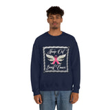 Breast Cancer Sweatshirt - United States Postal Worker Postal Wear Post Office Postal - Unisex Crewneck Sweatshirt