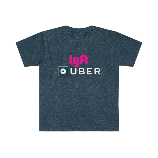 Driver Delivery Softstyle T Shirt - New Logo Uber and Lyft Both