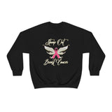 Breast Cancer Sweatshirt w - United States Postal Worker Postal Wear Post Office Postal - Unisex Crewneck Sweatshirt