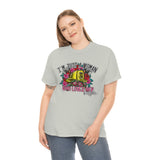 Just A Women Who Loves Her Firefighter T Shirt - 100% Cotton Short Sleeve Unisex T-Shirt