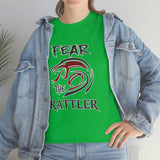 Fear The Rattler T Shirt - Unisex Jersey Short Sleeve Tee