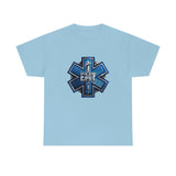 Star Of Life EMT - EMS Medic Firefighter Ambulance Doctor Nurse RN Emergency First Responder Shirt - Heavy Cotton Unisex T Shirt