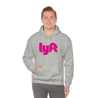 Driver Delivery Hoodie - New Logo Lyft, Lyft, Ride Share Hooded Sweatshirt - Unisex Heavy Blend Hoodie