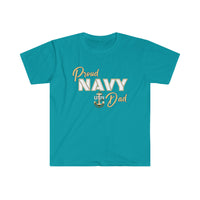 Proud Navy Dad - Unisex Softstyle T-Shirt