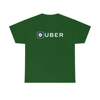 Driver Delivery T Shirt - New Logo Uber, Ride Share Shirt - Short Sleeve Unisex Tees - Heavy Cotton