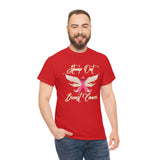 Breast Cancer - United States Postal Worker Postal Wear Post Office Postal Shirt - Heavy Cotton Short Sleeve Unisex