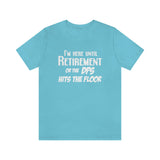 Until Retirement Bella Canvas Unisex T Shirt - United States Postal Worker Postal Wear Post Office Postal Shirt