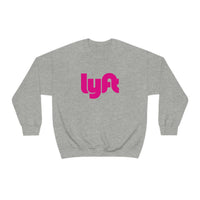 Driver Delivery Sweatshirt - New Logo Lyft, Lyft, Ride Share Sweatshirt - Unisex Heavy Blend Sweatshirt