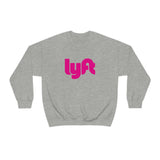 Driver Delivery Sweatshirt - New Logo Lyft, Lyft, Ride Share Sweatshirt - Unisex Heavy Blend Sweatshirt