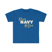 Proud Navy Dad - Unisex Softstyle T-Shirt