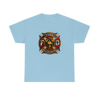 Firefighter T Shirt - Fire Department -100% Cotton Short Sleeve Unisex T-Shirt