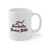 2nd Generation Bad Bitch Coffee Cup - Mom Life, Funny Mom, Bad Bitch Energy - Ceramic Coffee Mug 11oz