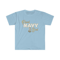 Proud Navy Dad - Unisex Softstyle T-Shirt