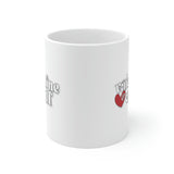 Valentine & Chill Coffee Cup - Ceramic Mug 11oz