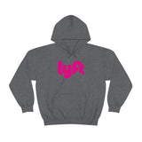 Driver Delivery Hoodie - New Logo Lyft, Lyft, Ride Share Hooded Sweatshirt - Unisex Heavy Blend Hoodie