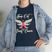 Breast Cancer - United States Postal Worker Postal Wear Post Office Postal Shirt - Heavy Cotton Short Sleeve Unisex