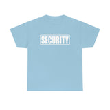 Security Front & Back Printed T Shirt - Bouncer Event Staff Uniform T-Shirt, Security Shirt, Security T Shirt, Bouncer Shirt, Staff T Shirt