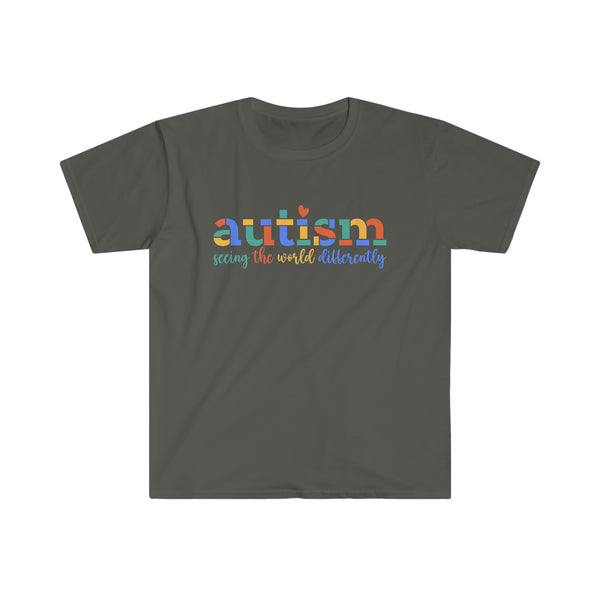 Autism Seeing The World T Shirt- Autism Mom Shirt, Autism Teacher, Autism Support, Puzzle Shirt, Autism Mom Gift, Paraprofessional Shirt