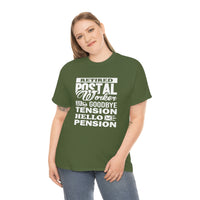 Retired Postal Worker Goodbye Shirt - United States Postal Worker Postal Wear Post Office Postal Shirt - Heavy Cotton Unisex