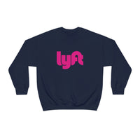 Driver Delivery Sweatshirt - New Logo Lyft, Lyft, Ride Share Sweatshirt - Unisex Heavy Blend Sweatshirt