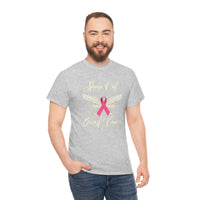 Breast Cancer - United States Postal Worker Postal Wear Post Office Postal Shirt - Heavy Cotton Short Sleeve Unisex