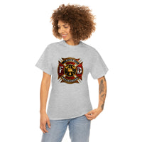 Firefighter T Shirt - Fire Department -100% Cotton Short Sleeve Unisex T-Shirt