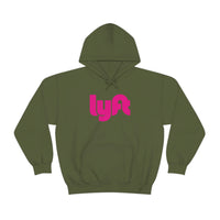 Driver Delivery Hoodie - New Logo Lyft, Lyft, Ride Share Hooded Sweatshirt - Unisex Heavy Blend Hoodie