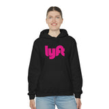 Driver Delivery Hoodie - New Logo Lyft, Lyft, Ride Share Hooded Sweatshirt - Unisex Heavy Blend Hoodie