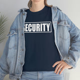 Security Front & Back Printed T Shirt - Bouncer Event Staff Uniform T-Shirt, Security Shirt, Security T Shirt, Bouncer Shirt, Staff T Shirt