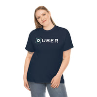 Driver Delivery T Shirt - New Logo Uber, Ride Share Shirt - Short Sleeve Unisex Tees - Heavy Cotton