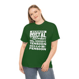 Retired Postal Worker Goodbye Shirt - United States Postal Worker Postal Wear Post Office Postal Shirt - Heavy Cotton Unisex