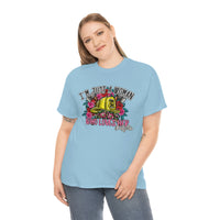 Just A Women Who Loves Her Firefighter T Shirt - 100% Cotton Short Sleeve Unisex T-Shirt