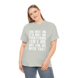 It's Not OK Shirt It's OK T shirt - Funny Shirt 100% Cotton Short Sleeve Unisex Shirt