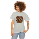 Firefighter T Shirt - Fire Department -100% Cotton Short Sleeve Unisex T-Shirt