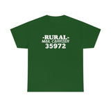 Custom Rural Carrier Zip Code Shirt - United States Postal Service Worker Postal Wear Post Office Postal Shirt - Heavy Cotton Unisex