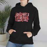 Somebody's Fine Ass Valentine Hoodie - Unisex Heavy Blend Hooded Sweatshirt - Funny Hoodie, Valentines Hoodie, Single Hoodie