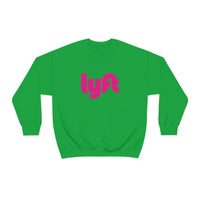 Driver Delivery Sweatshirt - New Logo Lyft, Lyft, Ride Share Sweatshirt - Unisex Heavy Blend Sweatshirt