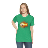 Flaming Football Bella Canvas Shirt - Football T Shirt, Football Gift, Football Lover, Game Day, Footballer, Football Life - Unisex