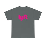 Driver Delivery T Shirt - New Lyft Logo, Lyft, Ride Share Shirt - Short Sleeve Unisex Tees - Heavy Cotton