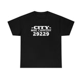 Custom City Carrier Zip Code Shirt - United States Postal Service Worker Postal Wear Post Office Postal Shirt - Heavy Cotton Unisex