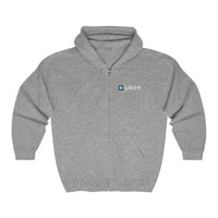 Uber - Full Zip Hooded Sweatshirt , Unisex Heavy Blend