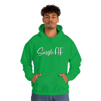 Single AF Valentine's Hoodie - Unisex Heavy Blend Hooded Sweatshirt - Funny Hoodie, Valentines Hoodie, Single Hoodie