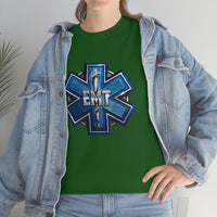 Star Of Life EMT - EMS Medic Firefighter Ambulance Doctor Nurse RN Emergency First Responder Shirt - Heavy Cotton Unisex T Shirt